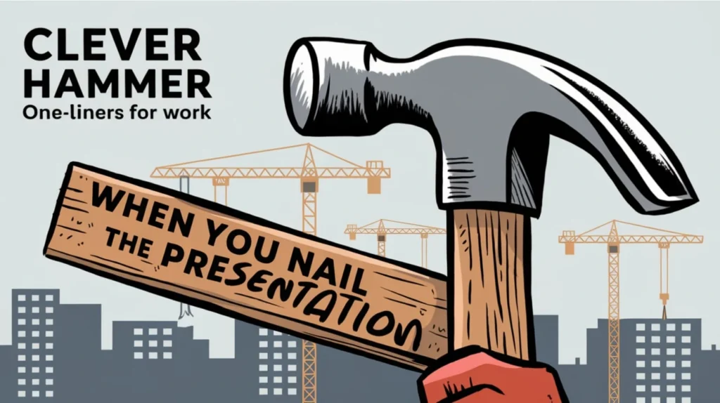 Clever Hammer One-Liners for Work