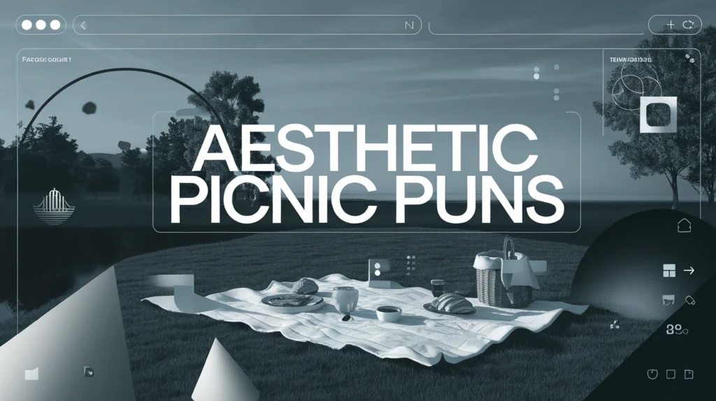 Aesthetic Picnic Puns