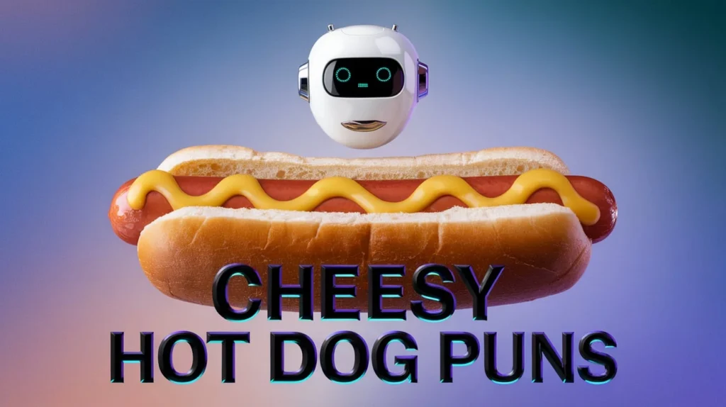 Cheesy Hot Dog Puns
