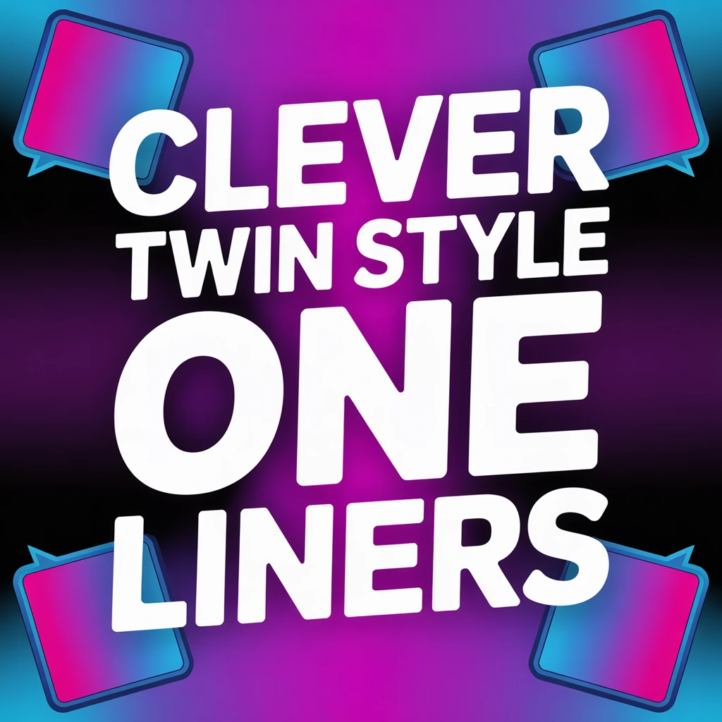 Clever Twin Style One Liners