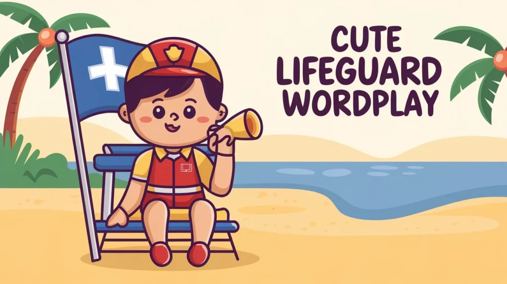 Cute Lifeguard Wordplay