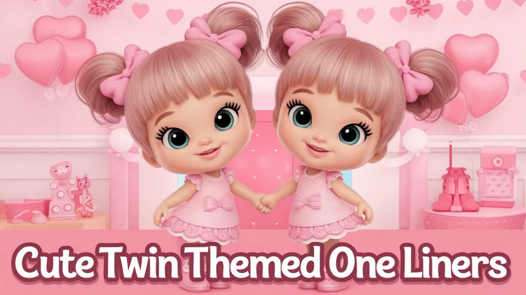 Cute Twin Themed One Liners