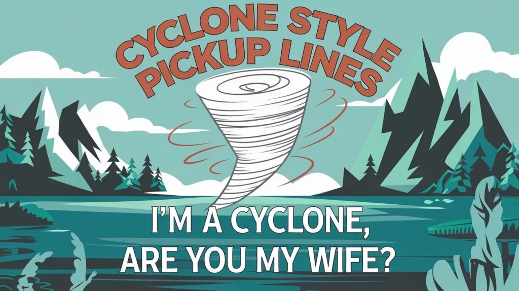 Cyclone Style Pickup Lines