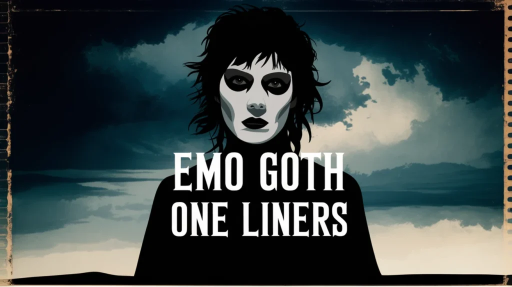 Emo Goth One Liners