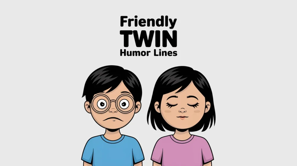 Friendly Twin Humor Lines