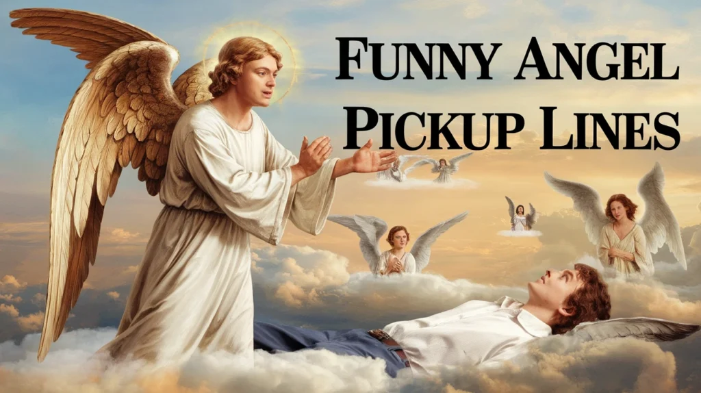 Funny angel pickup lines