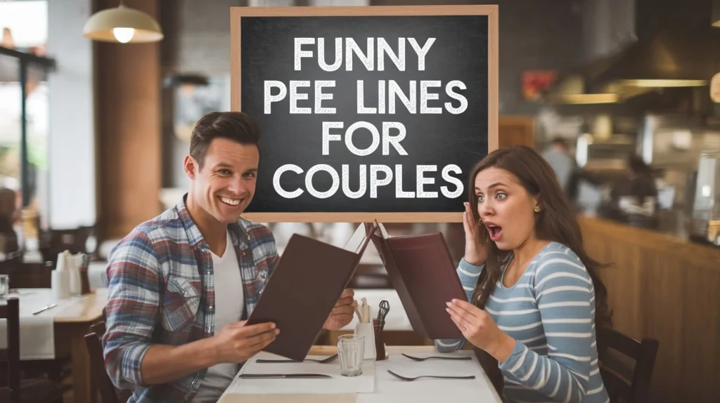Funny Pee Lines for Couples