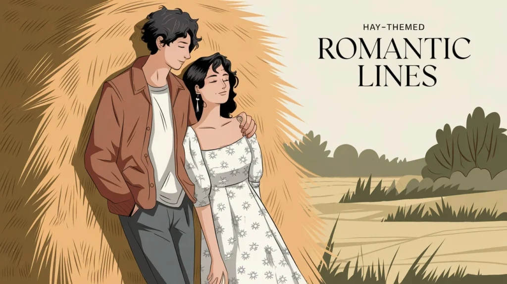 Hay-Themed Romantic Lines