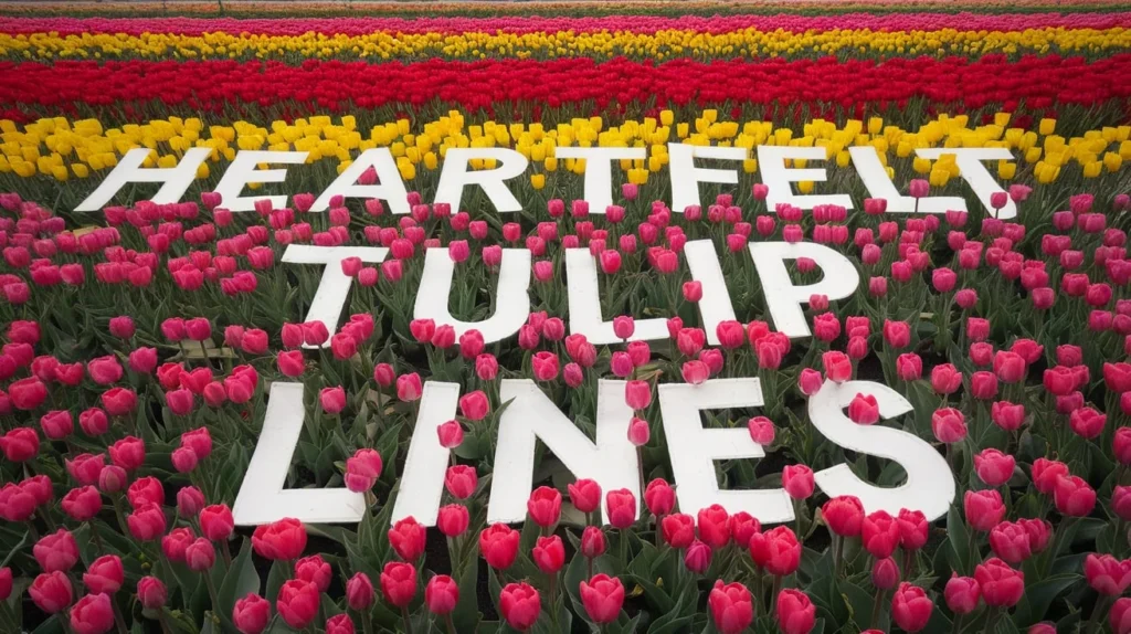 Heartfelt Tulip Lines