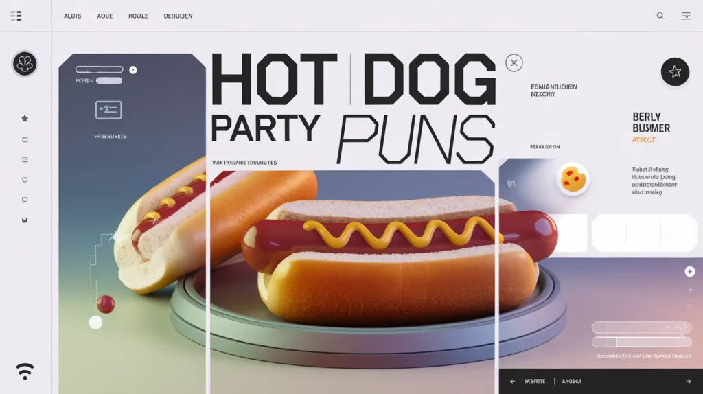 Hot Dog Party Puns