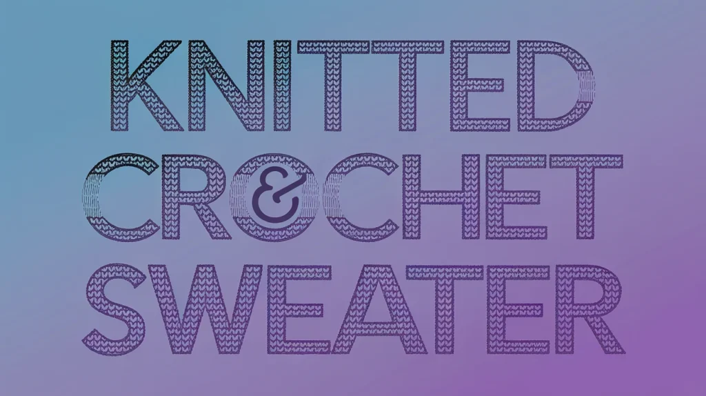 Knitted & Crochet Sweater Puns