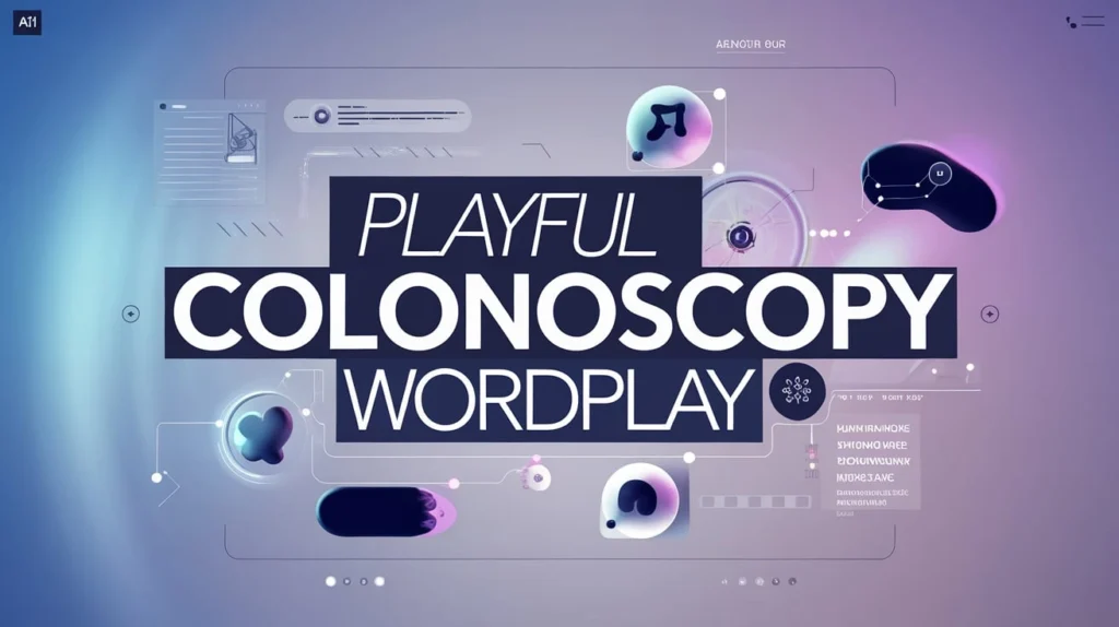 Playful Colonoscopy Wordplay