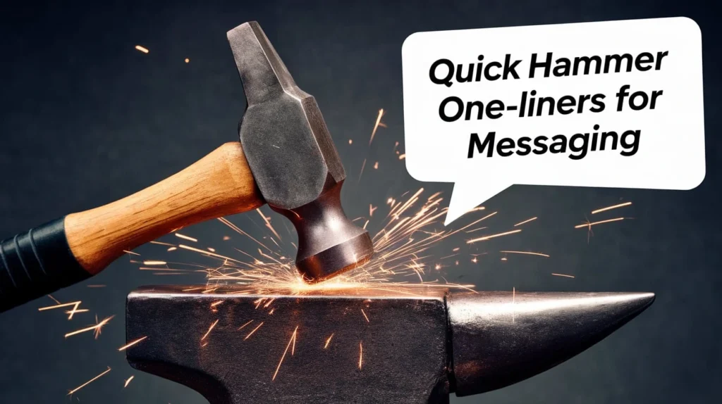 Quick Hammer One-Liners for Messaging