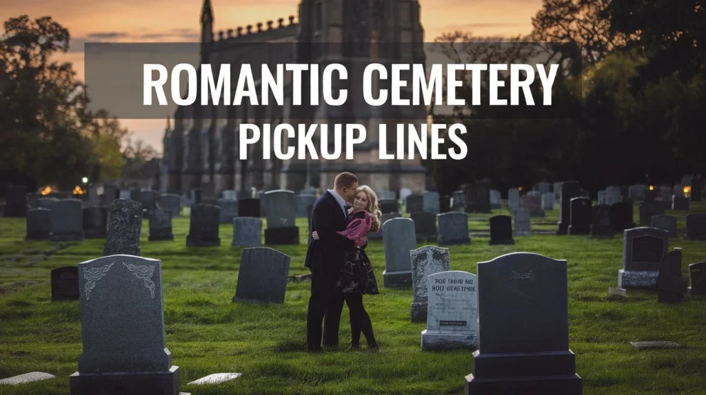 Romantic Cemetery Pickup Lines