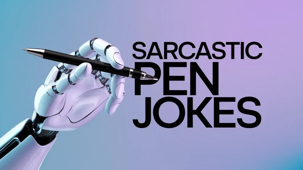 Sarcastic Pen Jokes