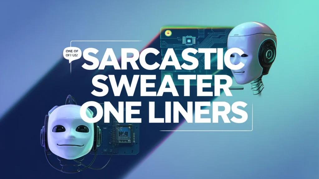 Sarcastic Sweater One Liners