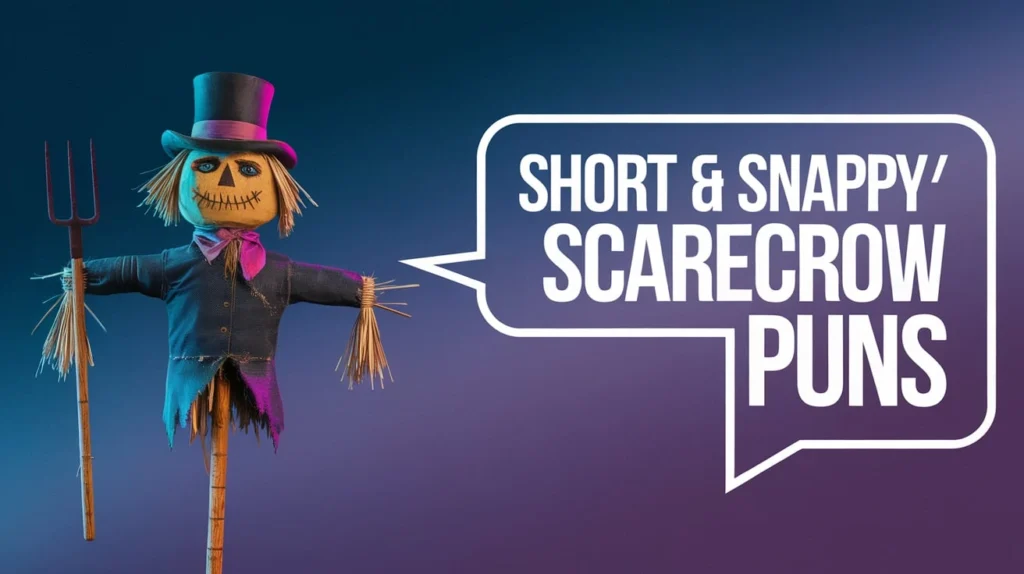 Short & Snappy Scarecrow Puns