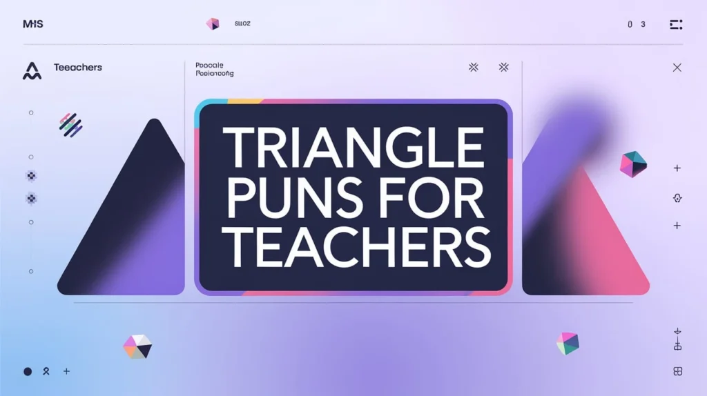 Triangle Puns for Teachers