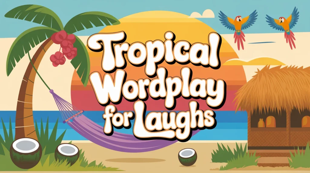 Tropical Wordplay for Laughs