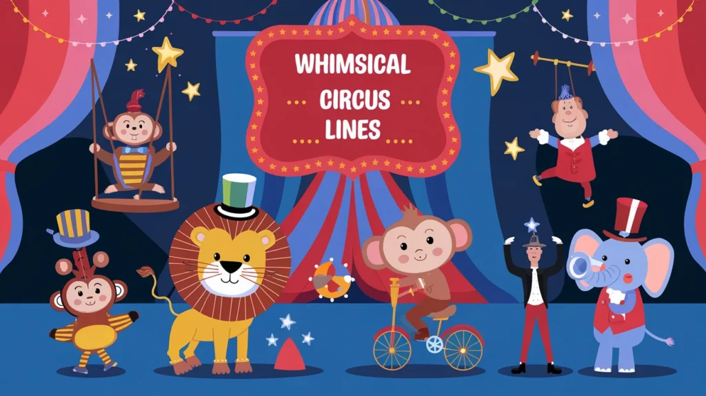 Whimsical Circus Lines