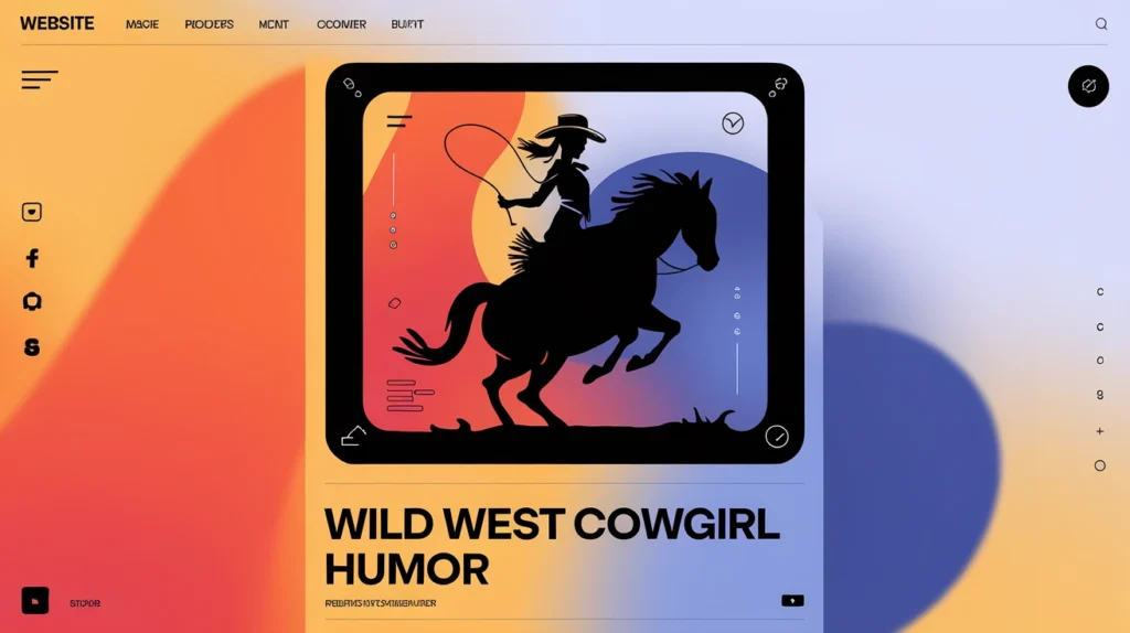 Wild West Cowgirl Humor