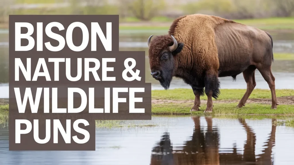 Bison Nature & Wildlife Puns