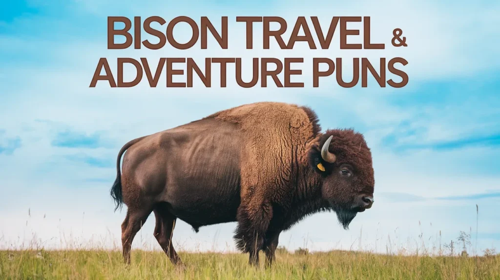 Bison Travel & Adventure Puns