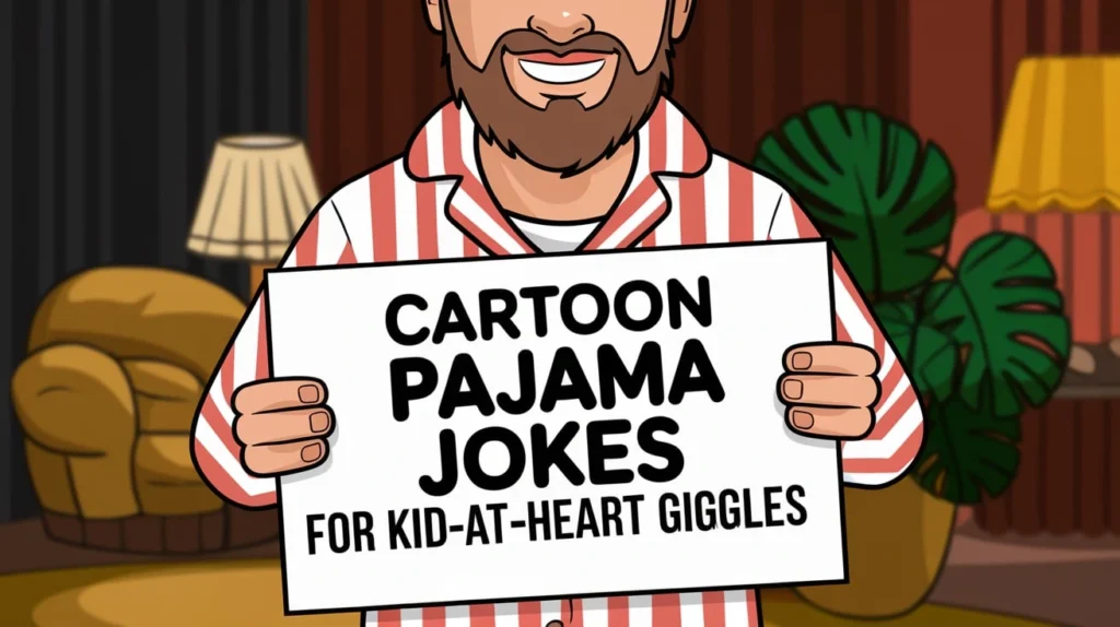Cartoon Pajama Jokes for Kid-at-Heart Giggles