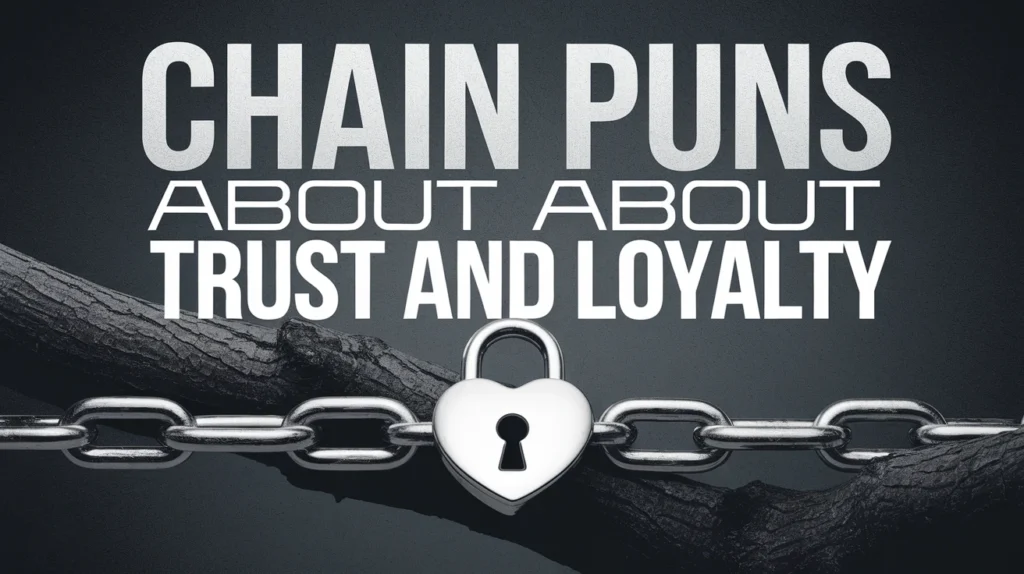 Chain Puns About Trust and Loyalty