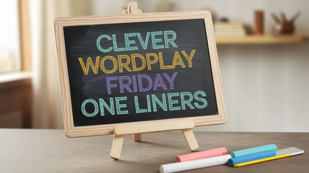 Clever Wordplay Friday One Liners