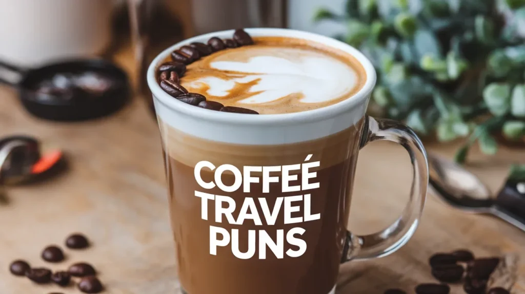 Coffee Travel Puns
