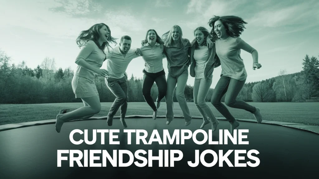 Cute Trampoline Friendship Jokes