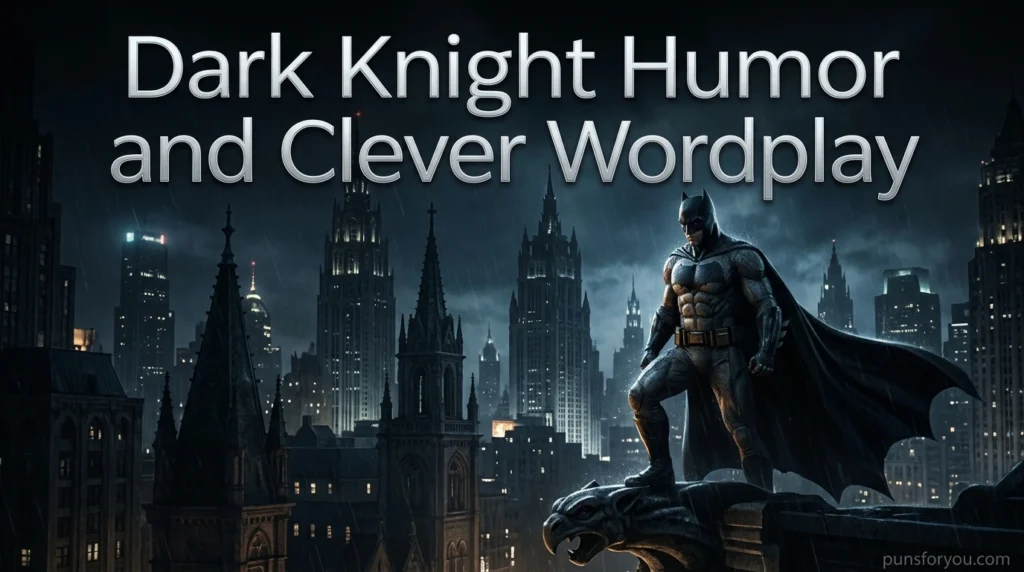 Dark Knight Humor and Clever Wordplay