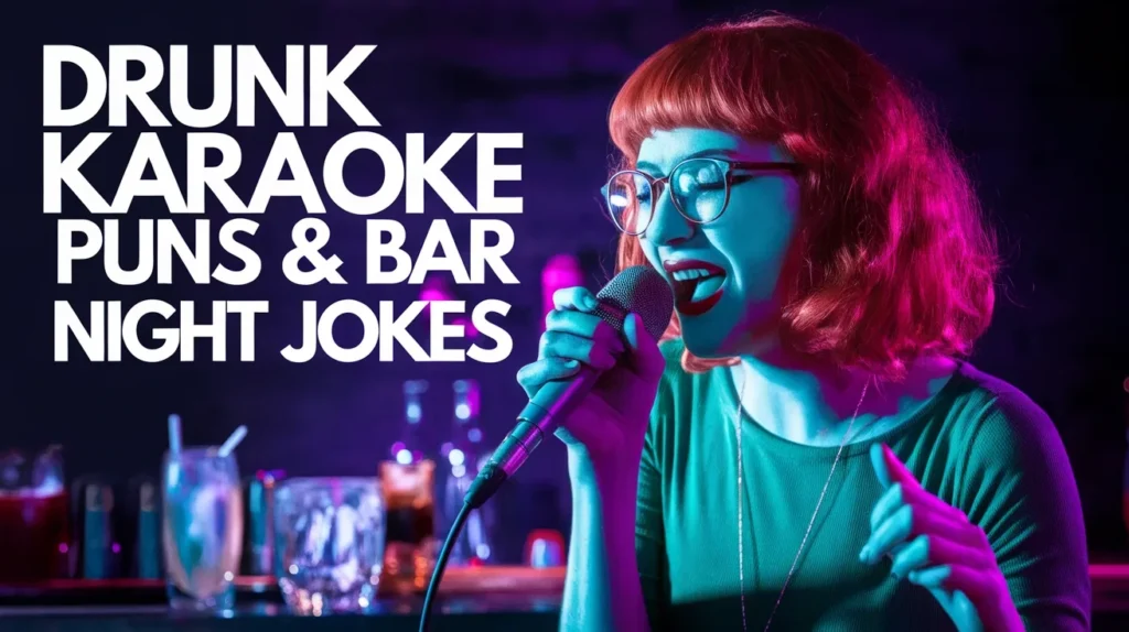 Drunk Karaoke Puns & Bar Night Jokes