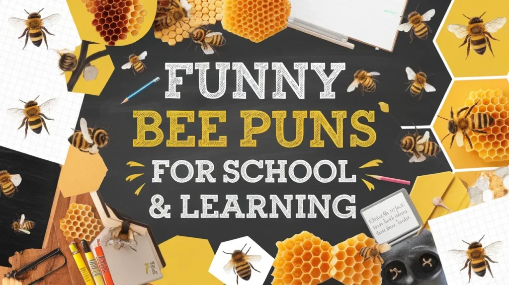 Funny Bee Puns for School & Learning