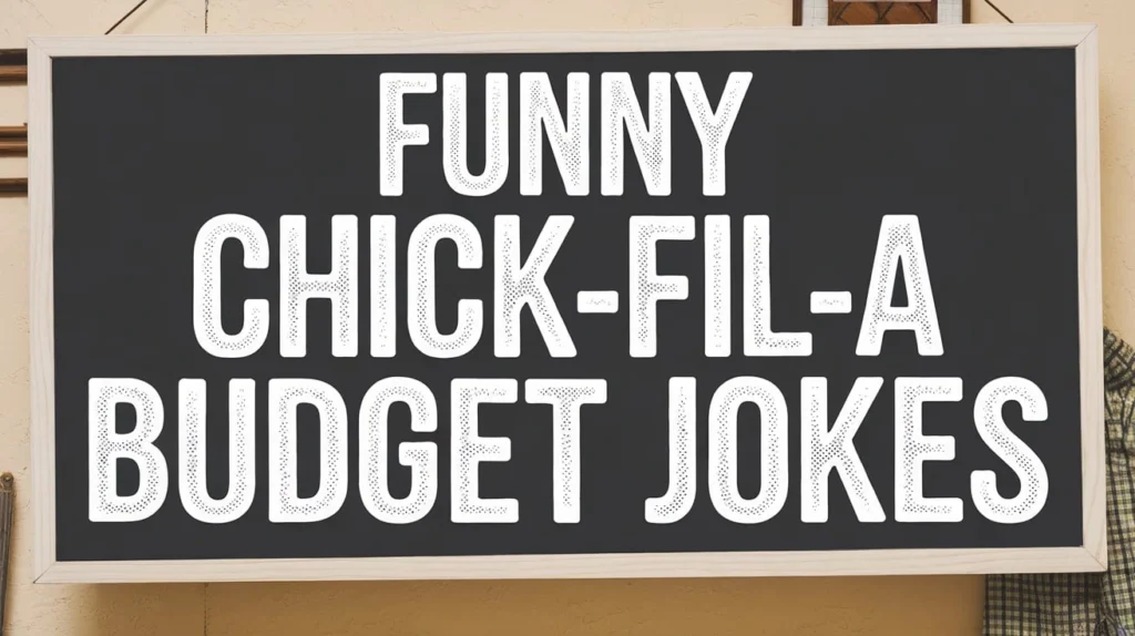 Funny Chick-fil-A Budget Jokes