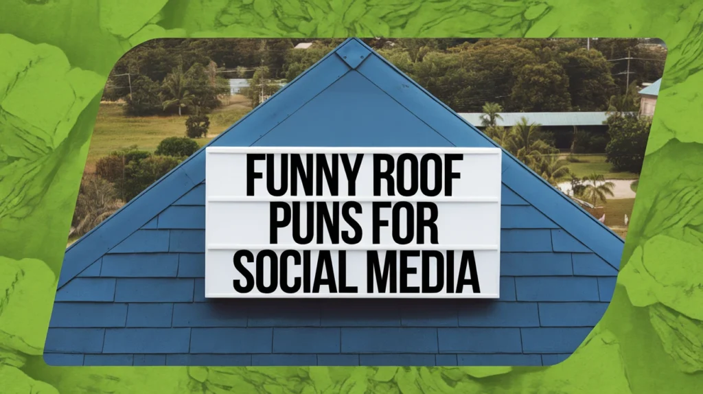 Funny Roof Puns for Social Media