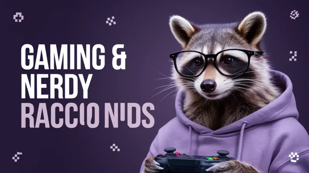Gaming & Nerdy Raccoon Puns