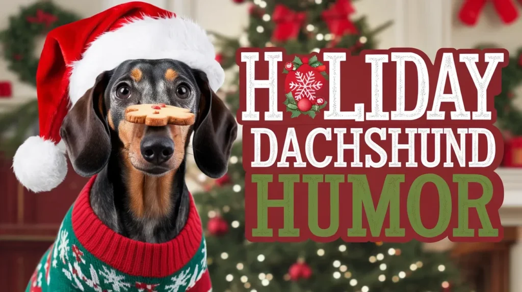 Holiday Dachshund Humor