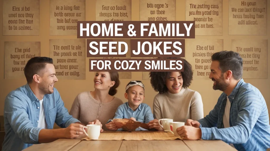 Home & Family Seed Jokes for Cozy Smiles