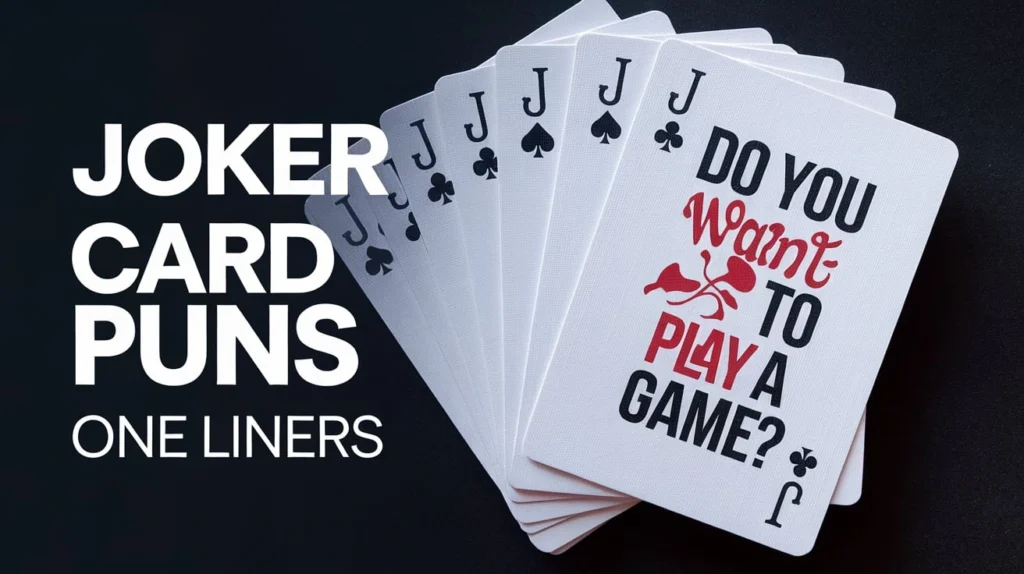 Joker Card Puns One Liners