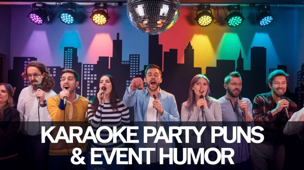 Karaoke Party Puns & Event Humor