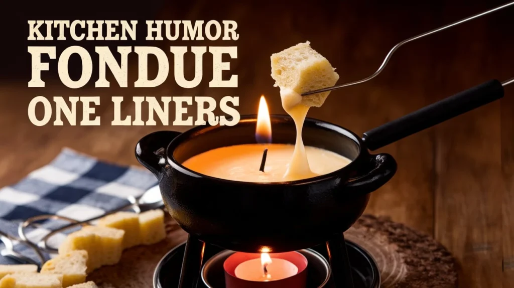 Kitchen Humor Fondue One Liners