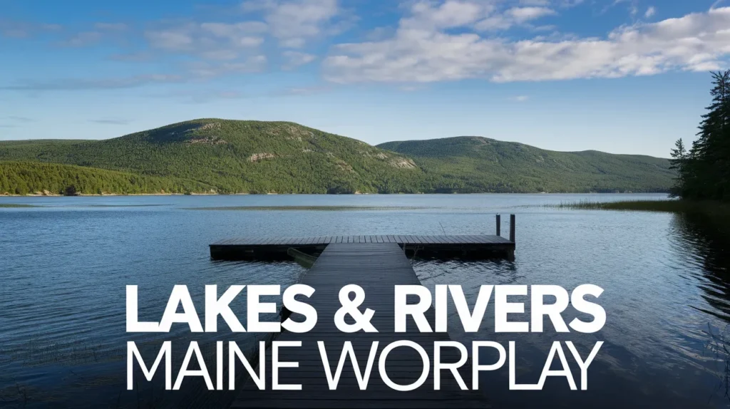 Lakes & Rivers Maine Wordplay