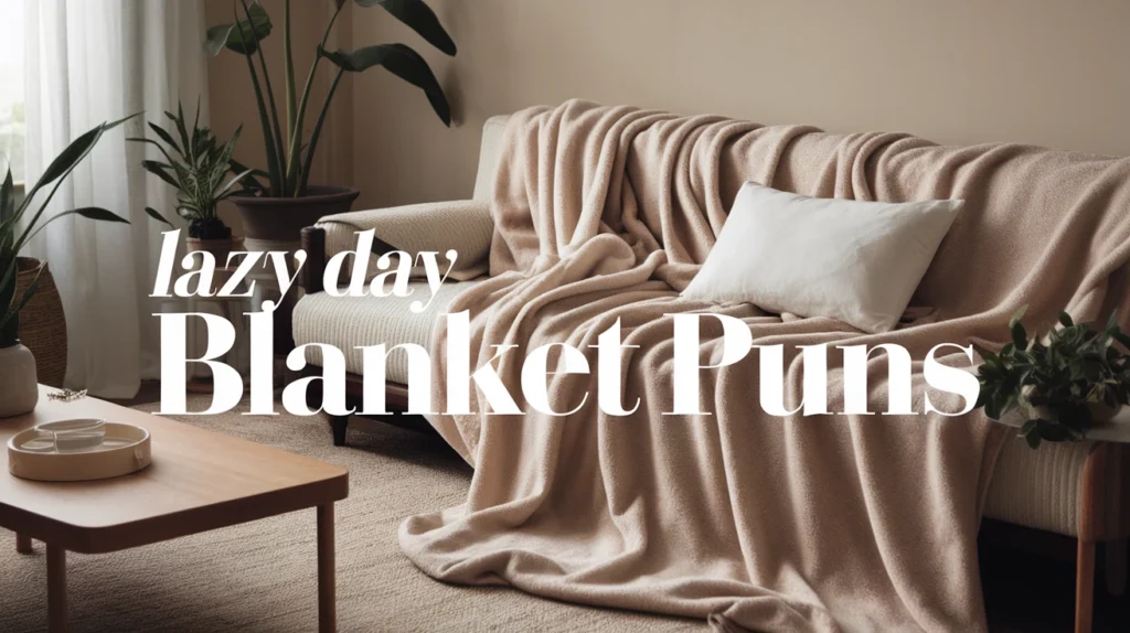 Lazy Day Blanket Puns