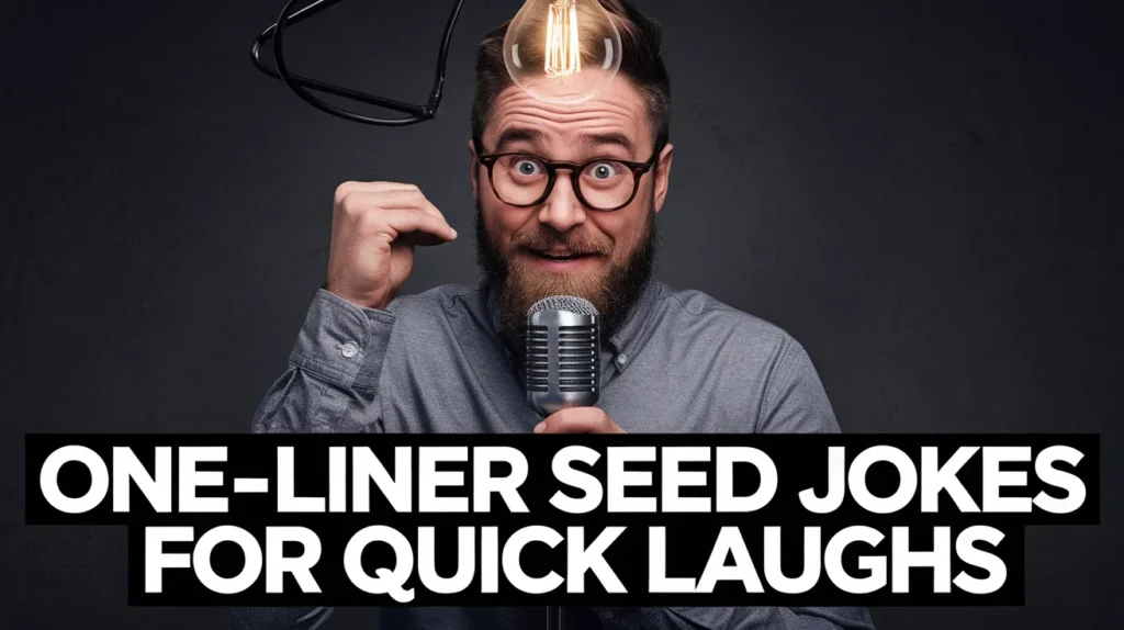 One-Liner Seed Jokes for Quick Laughs