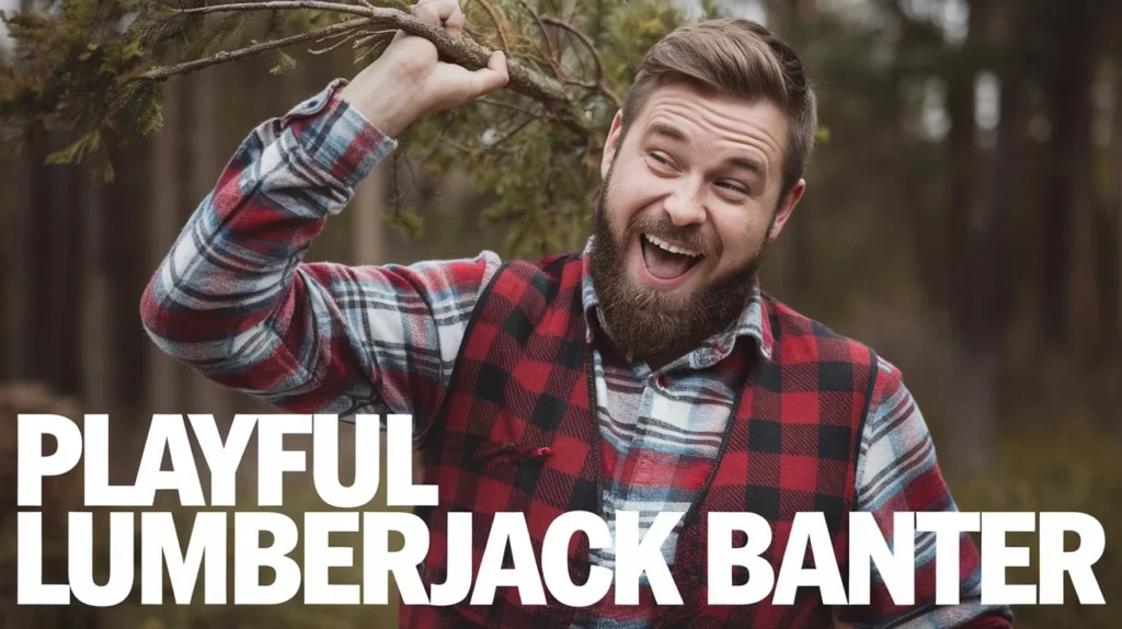 Playful Lumberjack Banter