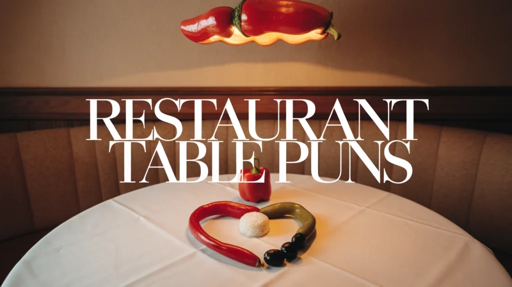 Restaurant Table Puns