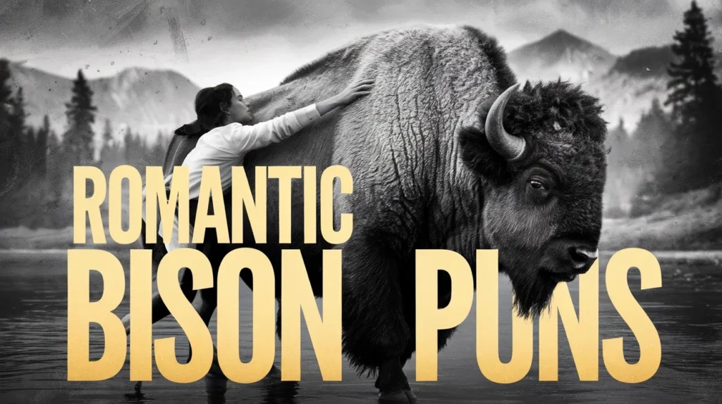 Romantic Bison Puns