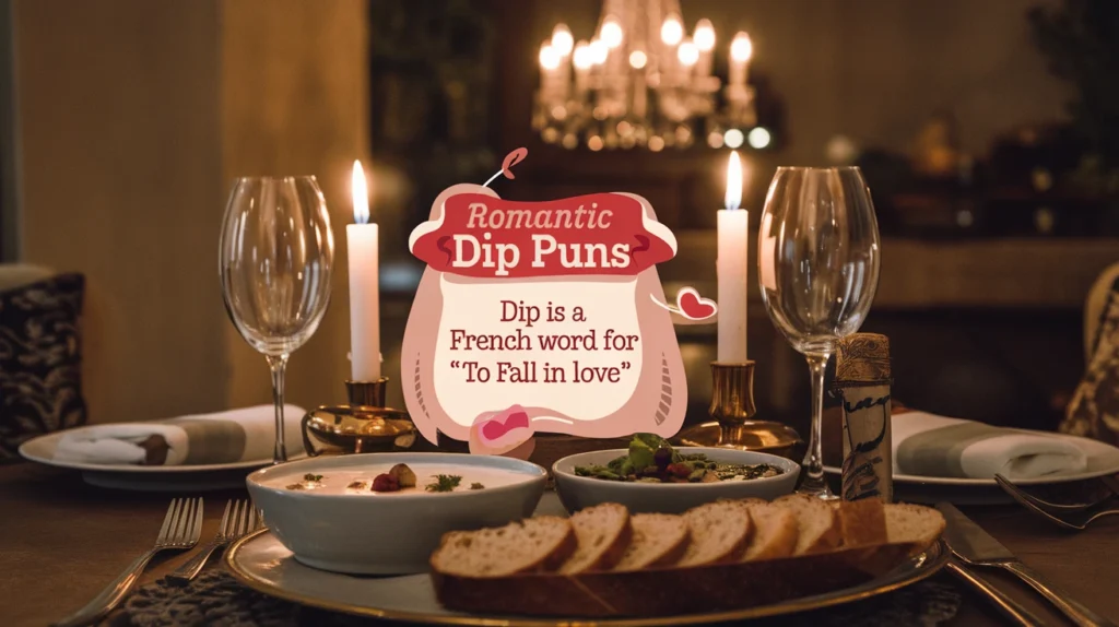 Romantic Dip Puns